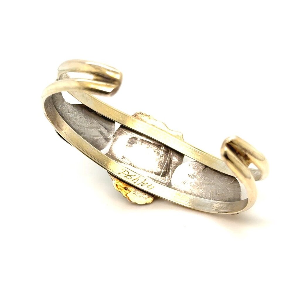 Silver Turquoise Cuff - image 3